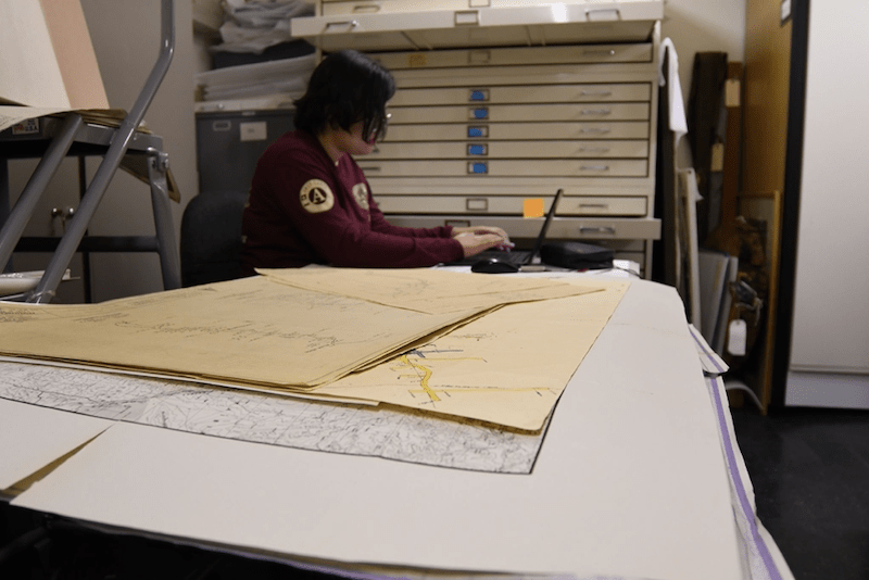 Chriziel Childers Viewing Old Maps