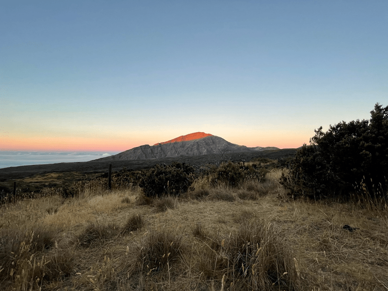 Jacob Hakim Pic Sunset Over Hanakauhi Peak