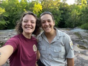 Emily and I at Piedmont National Wildlife Refuge. 